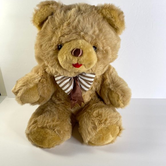 Cuddle Wit Plush Stuffed Teddy Bear with Bow - Picture 1 of 7